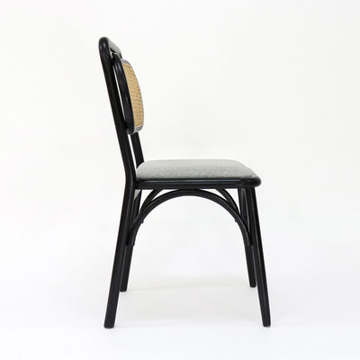 Cadeira de jantar personalizada de madeira vintage para restaurante