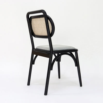 Cadeira de jantar personalizada de madeira vintage para restaurante