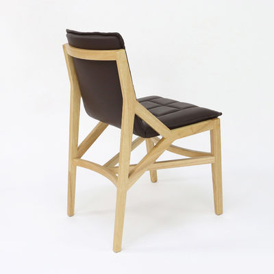 Instalações de lazer Cadeira de jantar de madeira maciça para restaurante Modernidade Simplicidade Mobiliário doméstico W54*D57*H88.5CM