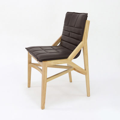 Instalações de lazer Cadeira de jantar de madeira maciça para restaurante Modernidade Simplicidade Mobiliário doméstico W54*D57*H88.5CM