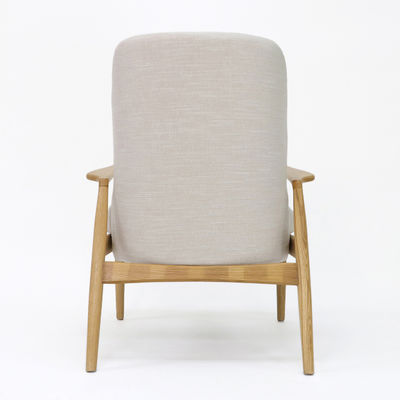 Moderno Design Quadro de Madeira Sólida Sofá de lazer Cadeira para sala de estar Cadeira de salão de luxo nórdico