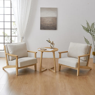 Moderno Design Nordic Luxury Lounge Chair Solid Wood Sofa de lazer Cadeira para sala de estar Mobiliário Embalagem de correio Y
