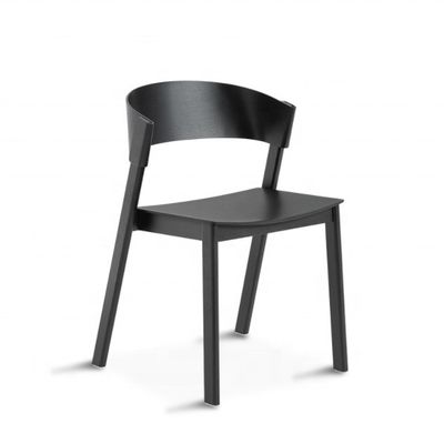 Serviço OEM aceito Sala de jantar nórdica moderna Cadeira em madeira maciça curva antiga empilhável totalmente montada com e OEM