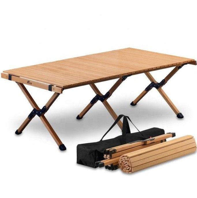 Mesa de jantar de piquenique para fácil montagem e limpeza