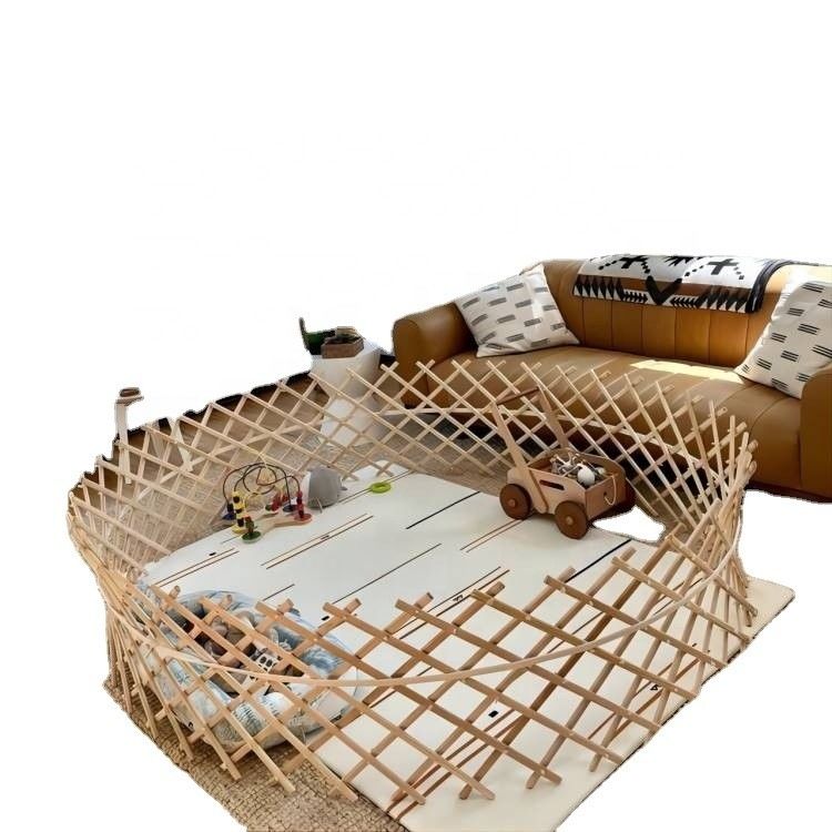 Eco Amigável Largo Jardim de Bebê de Madeira para Aprendizagem Montessori Robusto dobrável e personalizável
