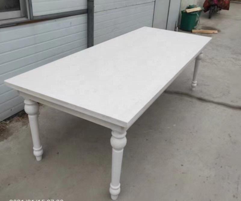 Embalagem de correio Y Madeira sólida Material principal Eventos de casamento ao ar livre Aluguel de mesa de culinária