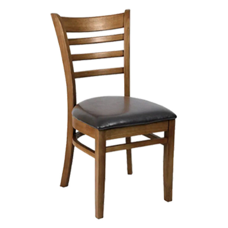 Cadeira de madeira de estilo moderno para sala de jantar de hotel de madeira maciça