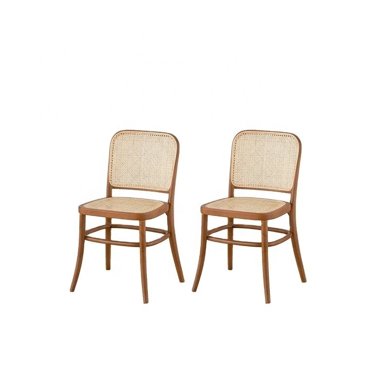 Cadeira de refeição de rotinol para jardim ao ar livre Restaurante Mobiliário de café