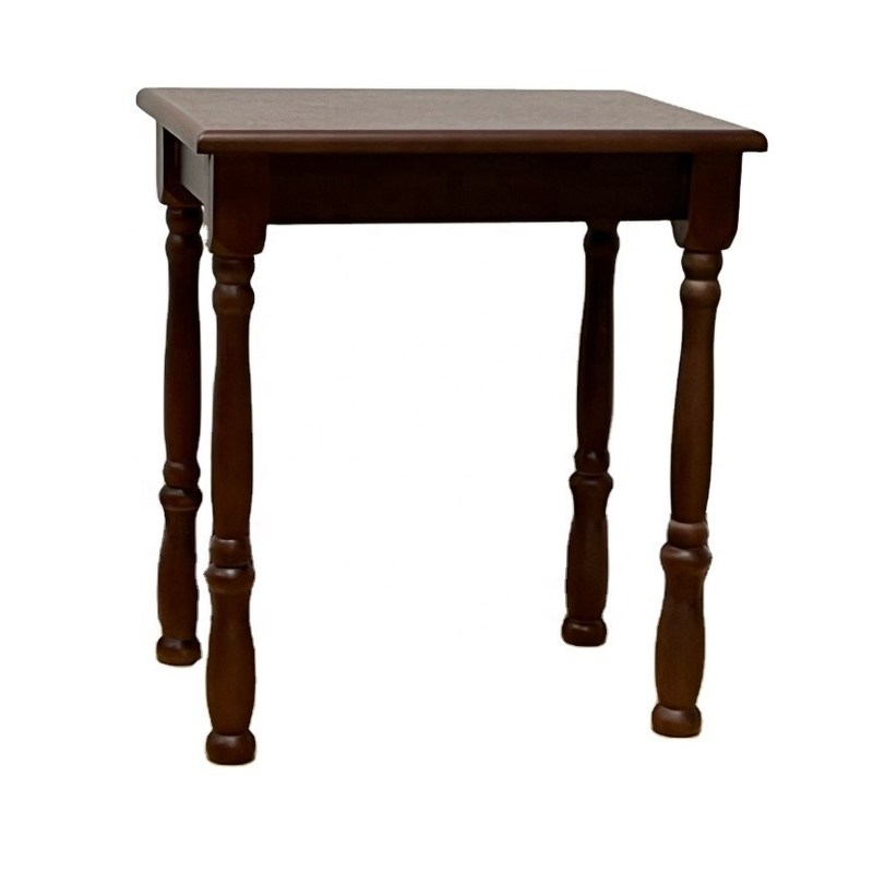 Tabela de jantar de madeira para restaurante antigo