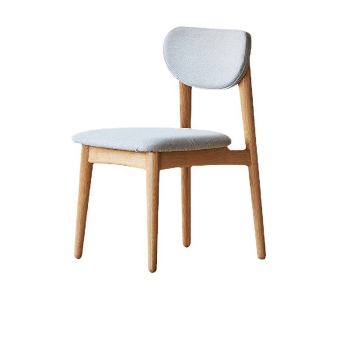 Cadeira de jantar de madeira maciça para sala de jantar e sala de estar