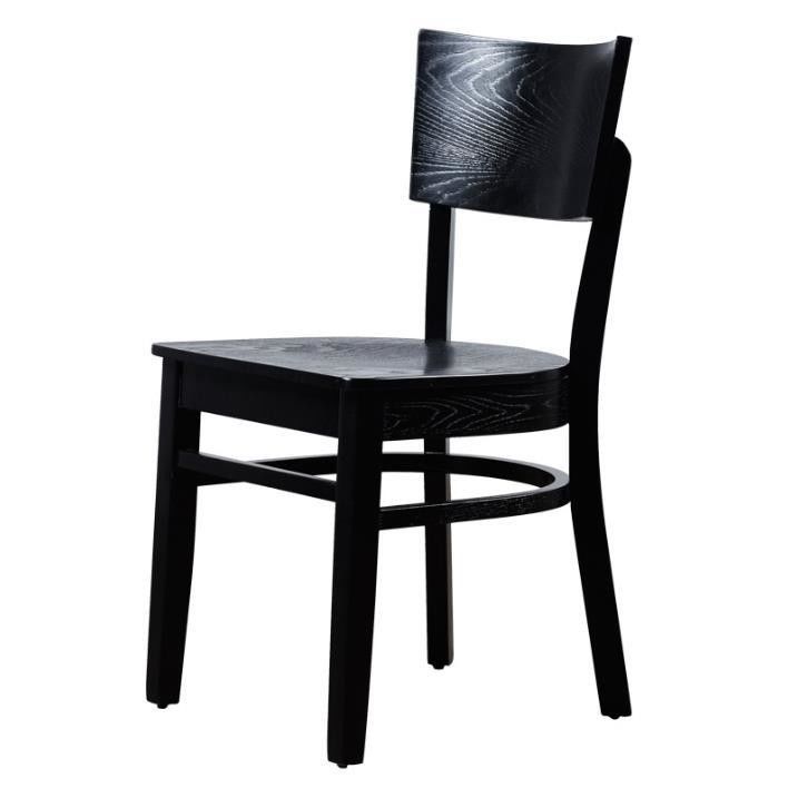 Cadeira de jantar de madeira de hotel/café/restaurante com madeira de qualidade comercial