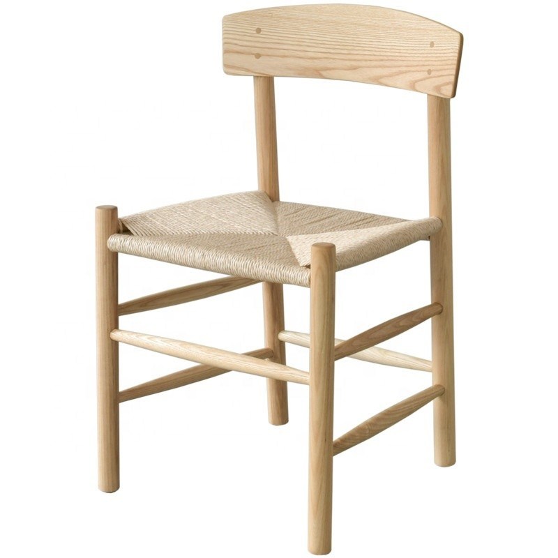 High End Madeira Sólida Japonesa Corda Tecida Encurvado Encosto de Cadeira de lazer ao ar livre NÃO Solução Dobrada Seleção Tipo Versão