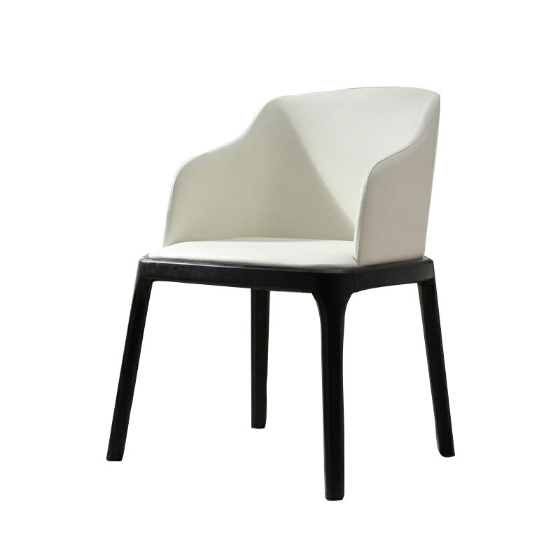 Cadeira de jantar de luxo de tecido totalmente estofada de cinza nórdico estilo moderno de luxo para mobiliário de sala de jantar