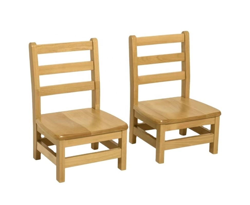 Garantia Dois Anos Cor Natural de Madeira Cadeiras Escolares Para Crianças Cadeiras Crianças Modernas Personalizadas Para Crianças Festa e Jardim de Infância