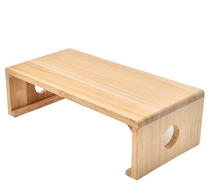 Tabela de café de design moderno para a sala de estar da villa Mobiliário de madeira maciça