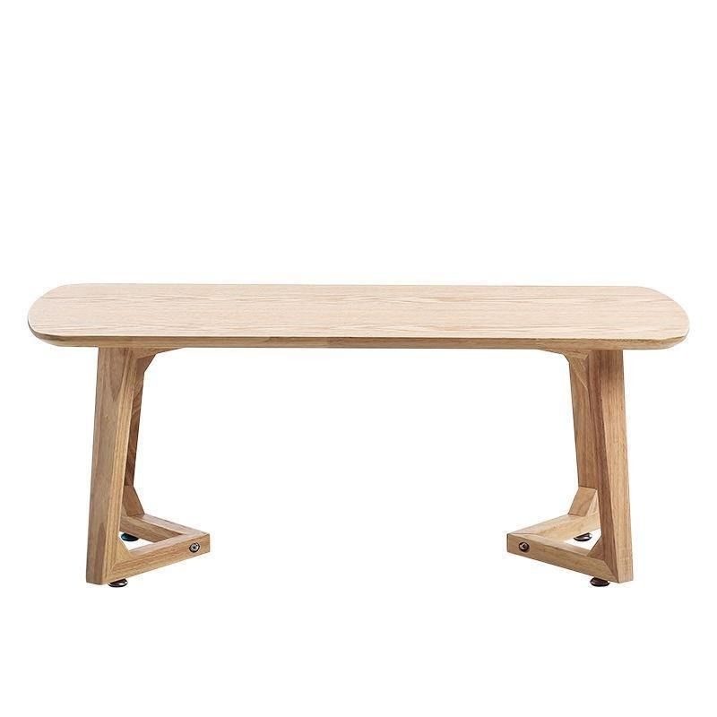 Mobiliário de mesa de café de madeira maciça moderna com acabamento de nitrolaque para sala de estar Mobiliário de estilo nórdico