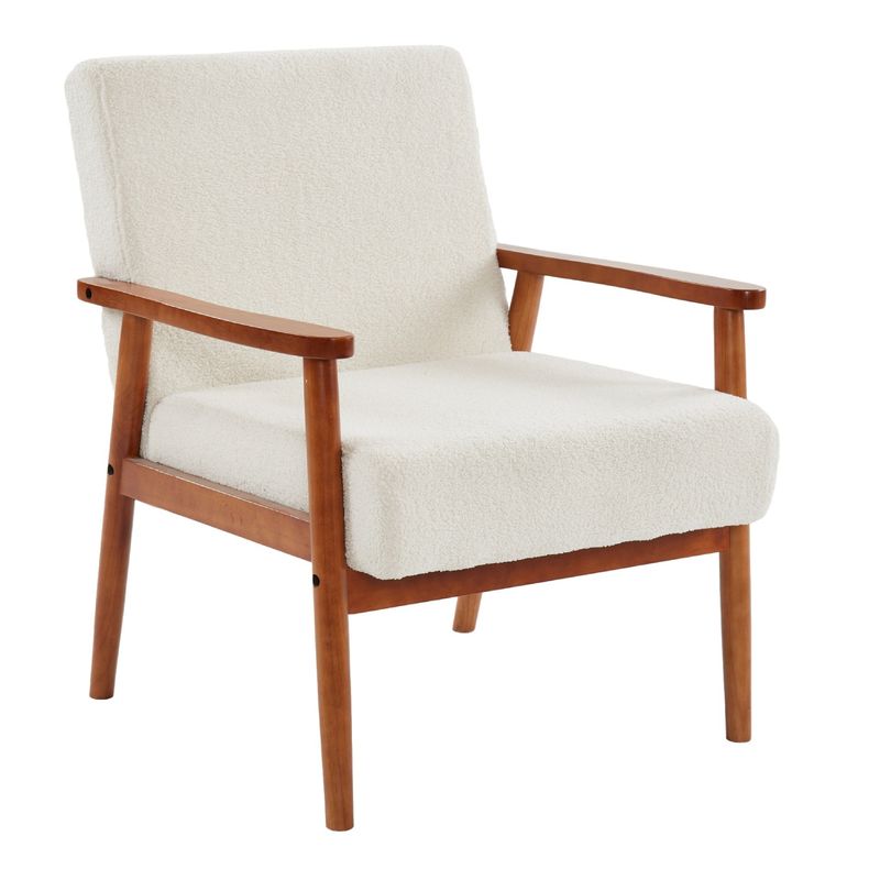 Outdoor Solid Wood Fabric Sofa de madeira cadeira para sala de estar e hotel de correio embalagem N Modern Design Soft Seat Chair