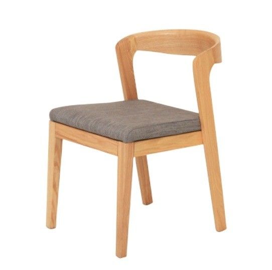 Moderno Design Nórdico Solid Wood PU Leather Sala de Jantar Cadeira com Nitrolacquer Finish e Mail Packing