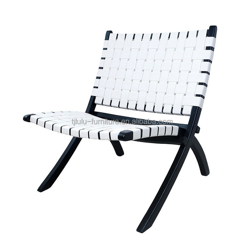 Mobiliário de sala de estar Desenhos personalizados Sofá de salão de madeira dobrável moderno Cadeira com acabamento de nitrolacque