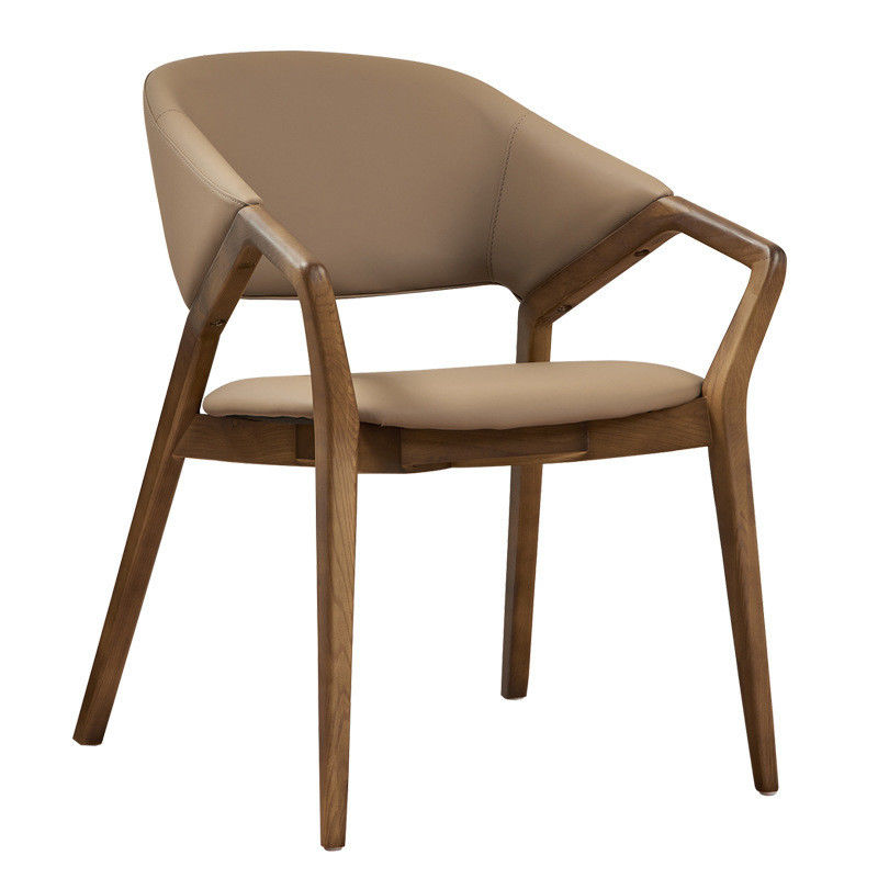 Mobiliário moderno de sala de jantar W58*D61*H80CM cadeira nórdica cadeiras de madeira maciça para restaurante
