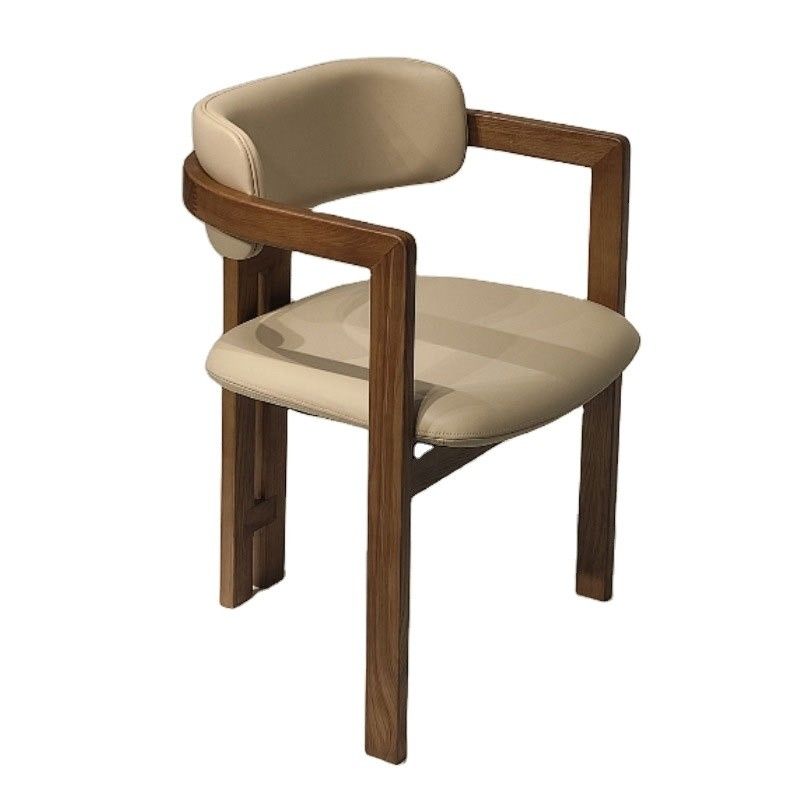 Cadeira de sala de estar Cadeiras de madeira Moderno Design de amostras Assento macio Veludo de lã de cordeiro Sala de jantar para embalagem de correio