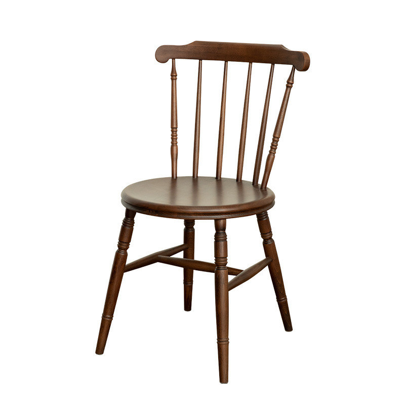 Cadeira de mesa de madeira maciça estilo nórdico de luxo perfeito para sala de jantar