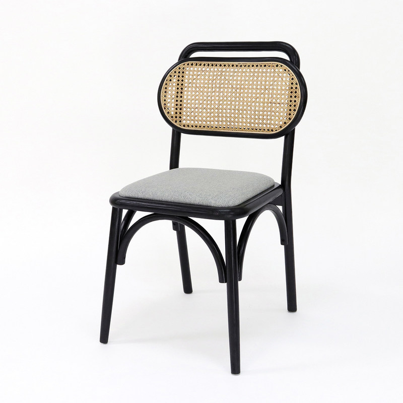 Cadeira de jantar personalizada de madeira vintage para restaurante