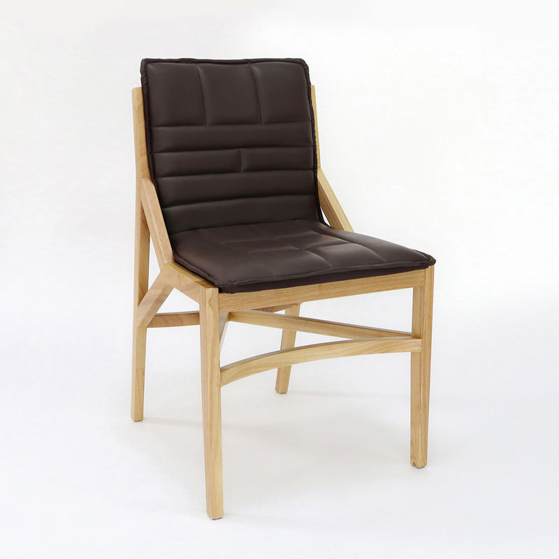 Instalações de lazer Cadeira de jantar de madeira maciça para restaurante Modernidade Simplicidade Mobiliário doméstico W54*D57*H88.5CM